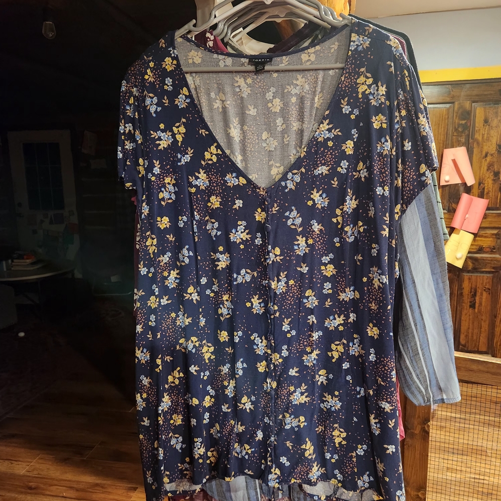 Floral V-Neck Dress